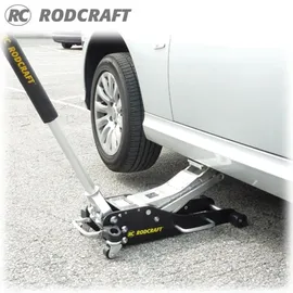 RODCRAFT Wagenheber Aluminium 2 Tonnen schwarz-Silber