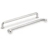 SYZOW 6 Stück Möbelgriffe Gebürsteter Nickel 192mm Lochabstand Schubladen Griffe für Küchenschränke Schrankgriffe Schubladengriffe Türgriffe für Küchenschränke Kleiderschrank