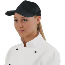 Whites Chefs Clothing Gastronoble Whites Baseballkappe schwarz