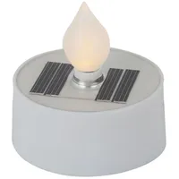 GLOBO Solarleuchte Garten Solar Teelicht 3er Set Außen Feuer