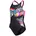 Lit Logo Back Badeanzug Schwarz/Pink 152