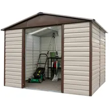 YardMaster Brandenburg 108 2,85 x 2,26 m taupe inkl. Bodenrahmen