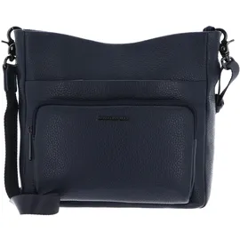Mandarina Duck Mellow Leather Crossover Dress Blue