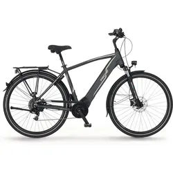 FISCHER Herren Trekking E-Bike VIATOR 5.0i grau 28 Zoll RH 50 cm 504 Wh XS