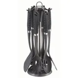 Michelino Küchenhelfer Set 7-teilig schwarz Kunststoff