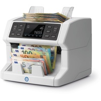 Safescan 2865-S Geldzählmaschine, Wertzählung für gemischte Banknoten - Banknotenzähler mit 7-facher Echtheitsprüfung - Geldzählmaschine mit mehrsprachiger Benutzeroberfläche