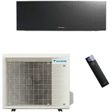 DAIKIN Emura 3 FTXJ50AB Klimaanlage Wandgerät Set 5,0 kW Mattschwarz