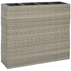 Blumentopf Home ESPRIT Polypropylen Rattan 95 x 26 x 80 cm