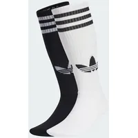 Adidas Kniestrümpfe, 2 Paar - White / Black -