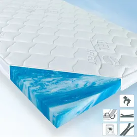 SUN GARDEN Gelschaum-Topper 90 x 200 cm weiß