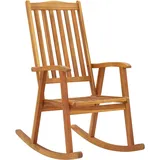 Maison Exclusive - Schaukelstuhl Mit Auflagen Massivholz Akazie
