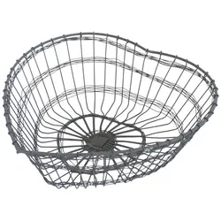 Krasilnikoff Bistro Draht Korb, 23x23cm, Herz