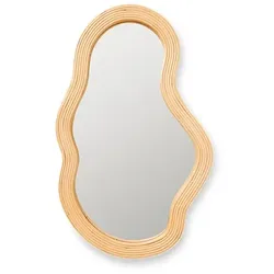 ferm LIVING - Pond Spiegel Medium Rattan Natural