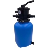 OKU Obermaier GmbH Sandfilterbehälter Bali Ø 300 mm aus Polypropylen mit 6-Wege-Top-Mount Ventil
