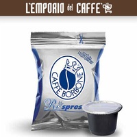100 Kapseln Kaffee borbone Respresso Blau Kompatibel Nespresso