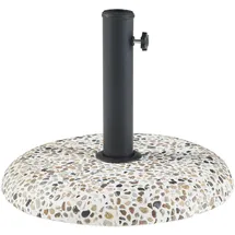 casa.pro Schirmständer Bitritto Beton Ø 45 x 6 cm Mehrfarbig