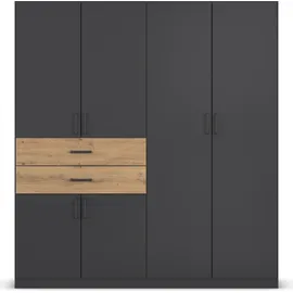 Rauch Drehtürenschrank MAIKA 181 x 197 x 54 cm Grau