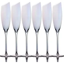 Intirilife Champagner Sektglas Set 150 ml 6-tlg.