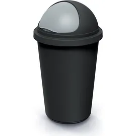 KEDEN Monzana Mülleimer 50 l Schwarz