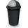 KEDEN Monzana Mülleimer 50 l Schwarz