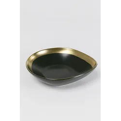 KARE DESIGN Suppenteller Vibrations Ø 19 cm Steingut Gold