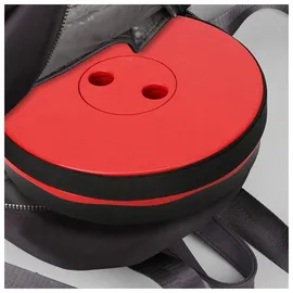 Dönges Teleskophocker, Traglast 180 kg, rot/schwarz