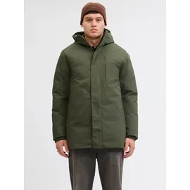 JACK & JONES 12278782_1927_S, Anorak, Uni, Erwachsener, Reißverschluss, Polyester, grün - Grün - S