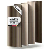 Dalsys Akustikpaneele Eiche hell 4 St. 120 x 60 cm