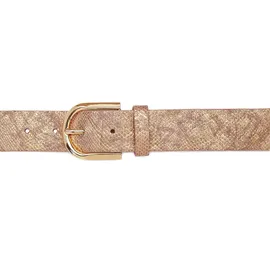 LASCANA Damengürtel Lederimitat roségold 90