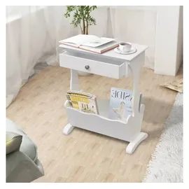 vidaXL Zeitschriftenhalter Melrose Weiß