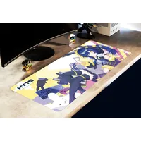 HYTE Bunny Splash Gaming Mauspad, 900x400mm, Motiv schwarz/gelb/violett/weiß (MOU-HYTE-KLAIUS)