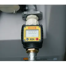 Cemo Digitaler Durchflusszähler K24 für DT-Mobil-Easy 200 l schwarz-gelb
