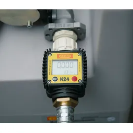 Cemo Digitaler Durchflusszähler K24 für DT-Mobil-Easy 200 l schwarz-gelb