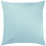 Traumschlaf Basic Single Jersey Kissenbezug 80x80 cm | hellblau