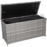 Deluke Auflagenbox, Grau, Kunststoff, 50x60x120 cm, Aufbewahrung & Schutzhüllen, Gartenboxen