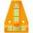 Silverline 250450 Mini-wasserwaage mit Horizontal- und Vertikallibelle 60 X 45 mm