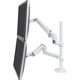 Ergotron LX Dual Monitorarm Tischhalterung für zwei Monitore bis 60,96 cm (24 Zoll) weiß