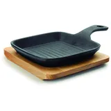 Lacor Mini Grill 21 cm Gusseisen Schwarz