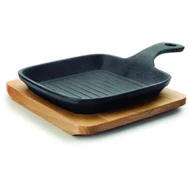 Lacor Mini Grill 21 cm Gusseisen Schwarz