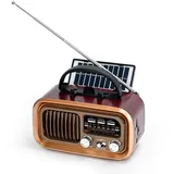 kjixyung Retro-Radio blau