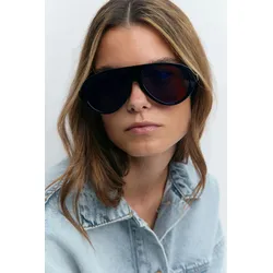Gina Tricot - Aviator sunglasses - Sonnenbrillen - Schwarz - ONESIZE - Dame - Schwarz - ONESIZE