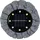NÄVE Solarleuchte Kunststoff Ø 12 cm x 12,5 cm 3er Set grau