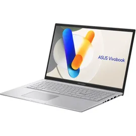 Asus VivoBook X170, 17,3 Zoll, Intel Core i7-1355U, 8GB DDR4, MS Office 2024 Pro - 44cm Display - Beleuchtete Tastatur - Silber