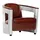 Casa Padrino Lounge-Sessel Echt Leder 75 x 75 x 75 cm Braun