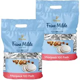 Tchibo Kaffeepads Vorratspack Maxipack, Feine Milde, 200 Stück, 2x 100 Pads