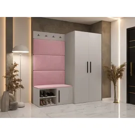 Mirjan24 Garderoben-Set Medi I Rosa