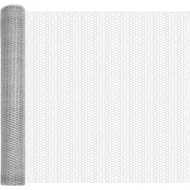 vidaXL Weidezaun 120 x 1200 cm Silber/Verzinkter Stahl