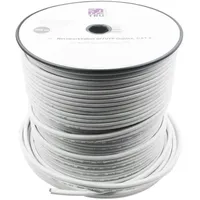 TRU Components Duplex-Netzwerkkabel CAT 6 SF/UTP 8 x 2 x 0.196 mm2 Weiß 100 m