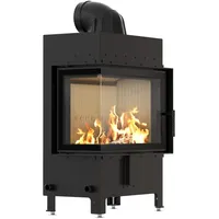 Kratki Kamineinsatz aus Stahl KRATKI LUCY links 12 kW