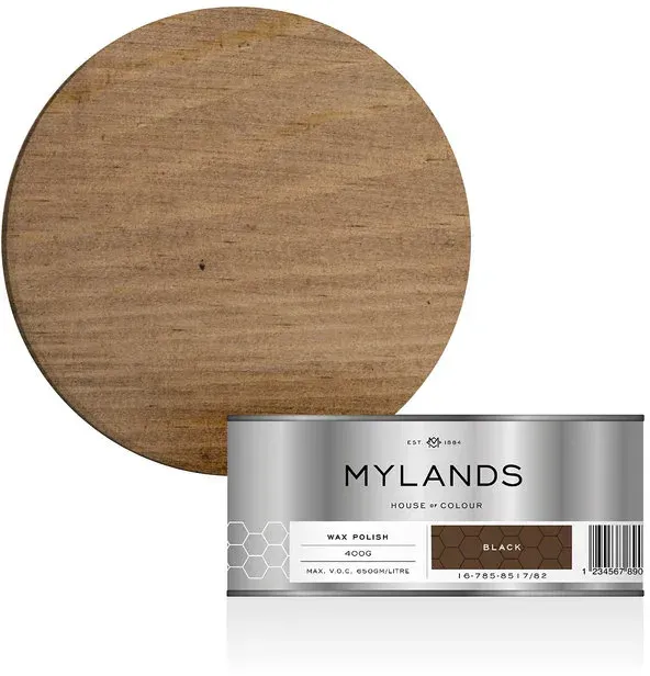 Mylands Wachs (Schwarz) für die Holzbearbeitung - 5 Liter